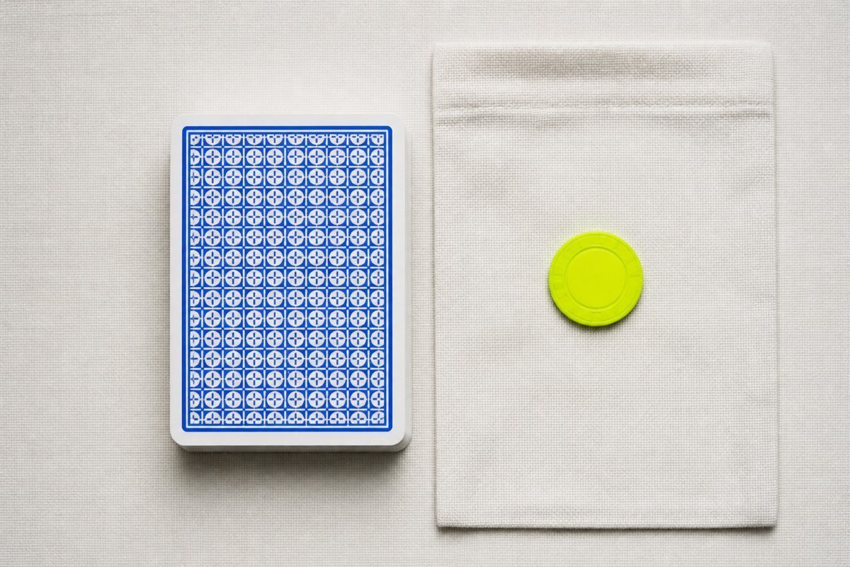 Bone review card, cobalt edge, lime chip: first swallow, pressure drop cloth