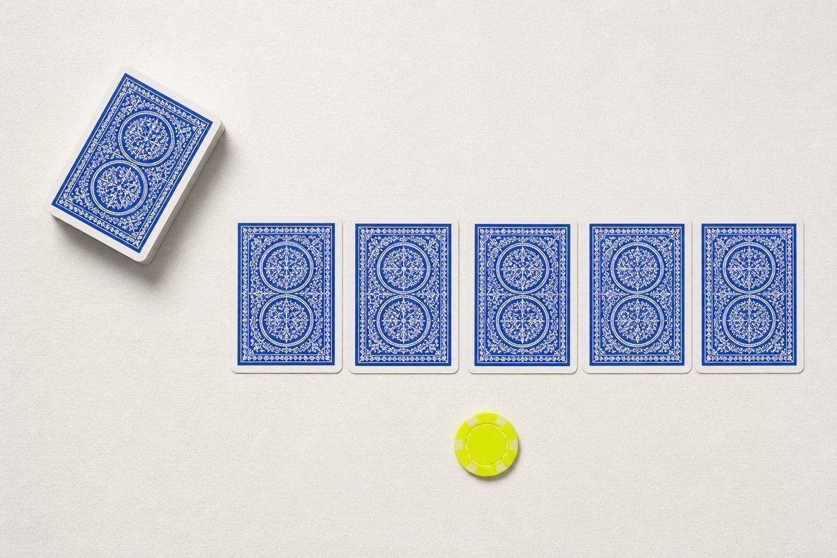Bone review card, cobalt edge, lime chip: nitrate in shadow, interval open